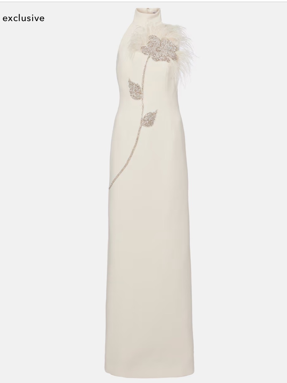 Rebecca Vallance Starlight Embellished Halterneck Gown
